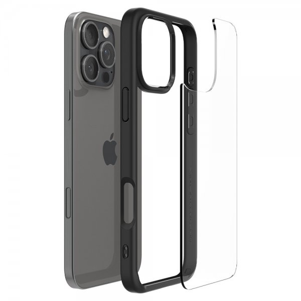 Spigen iPhone 16 Pro Max Deksel Ultra Hybrid Matte Svart