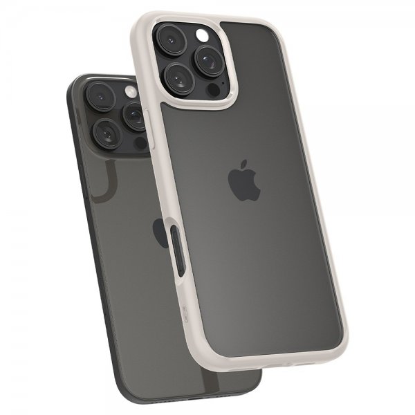Spigen iPhone 16 Pro Max Deksel Ultra Hybrid Natural Titanium