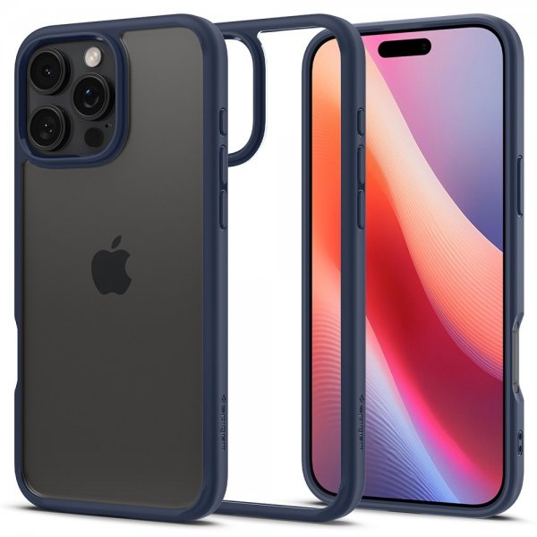 Spigen iPhone 16 Pro Max Deksel Ultra Hybrid Navy Blue