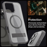 Spigen iPhone 16 Pro Max Deksel Ultra Hybrid S MagFit Frost Gray