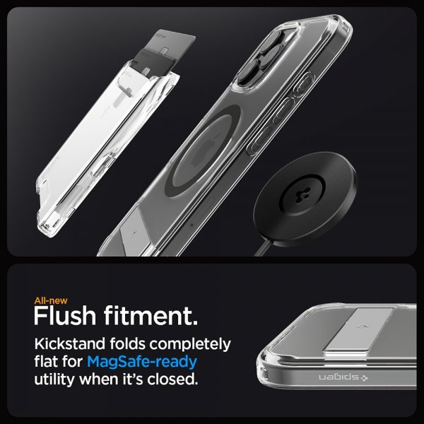 Spigen iPhone 16 Pro Max Deksel Ultra Hybrid S MagFit Graphite