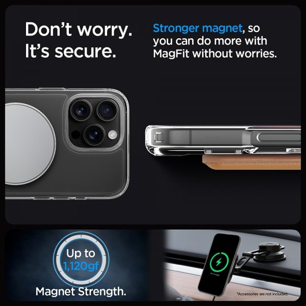 Spigen iPhone 16 Pro Max Deksel Ultra Hybrid S MagFit Graphite