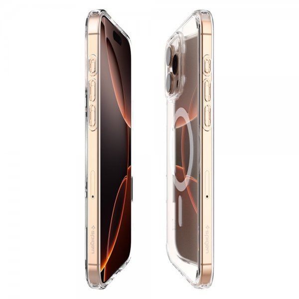 Spigen iPhone 16 Pro Max Deksel Ultra Hybrid T MagFit Clear White