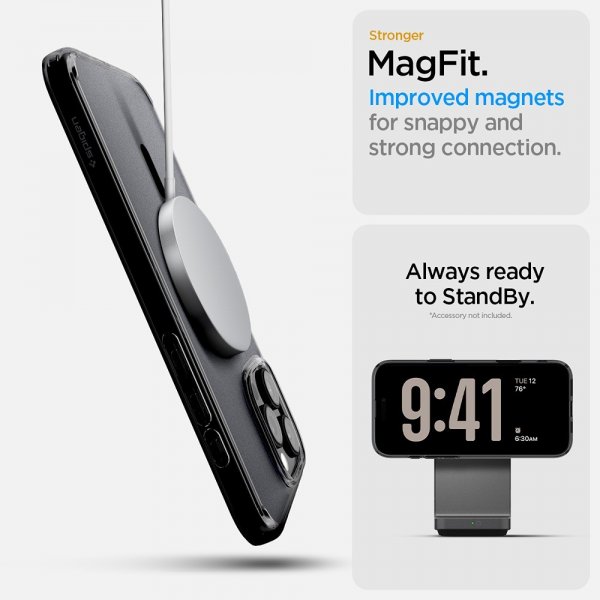 Spigen iPhone 16 Pro Max Deksel Ultra Hybrid T MagFit Frost Black