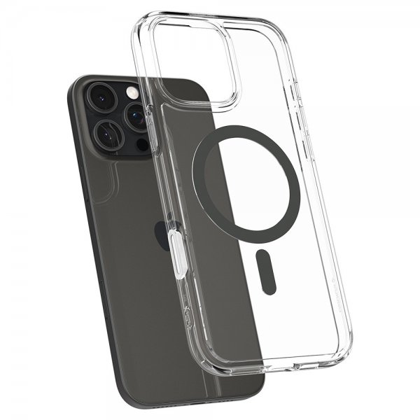 Spigen iPhone 16 Pro Max Deksel Ultra Hybrid T MagFit Graphite