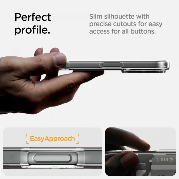 Spigen iPhone 16 Pro Max Deksel Ultra Hybrid Zero One MagFit Natural Titanium