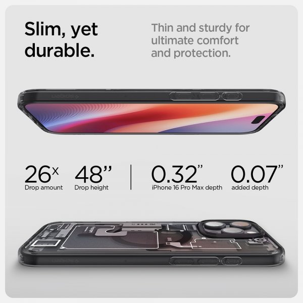 Spigen iPhone 16 Pro Max Deksel Ultra Hybrid Zero One MagFit Svart