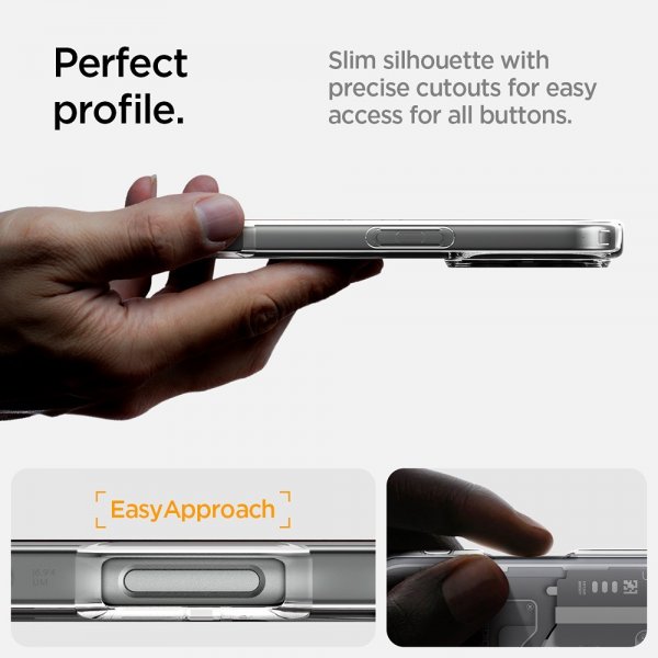 Spigen iPhone 16 Pro Max Deksel Ultra Hybrid Zero One MagFit Hvit