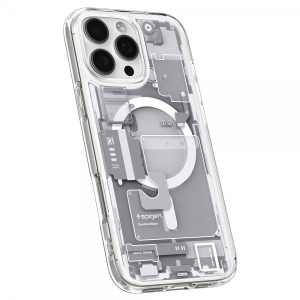 Spigen iPhone 16 Pro Max Deksel Ultra Hybrid Zero One MagFit Hvit