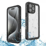 Redpepper iPhone 16 Pro Max Deksel Vanntett IP68 Svart