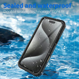 Redpepper iPhone 16 Pro Max Deksel Vanntett IP68 Svart