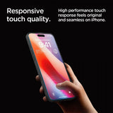 Spigen iPhone 16 Pro Max/iPhone 17 Pro Max Skjermbeskytter GLAS.tR EZ Fit 2-pakning