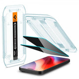 Spigen iPhone 16 Pro Max/iPhone 17 Pro Max Skjermbeskytter GLAS.tR EZ Fit Privacy 2-pakning