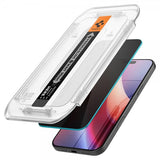 Spigen iPhone 16 Pro Max/iPhone 17 Pro Max Skjermbeskytter GLAS.tR EZ Fit Privacy 2-pakning