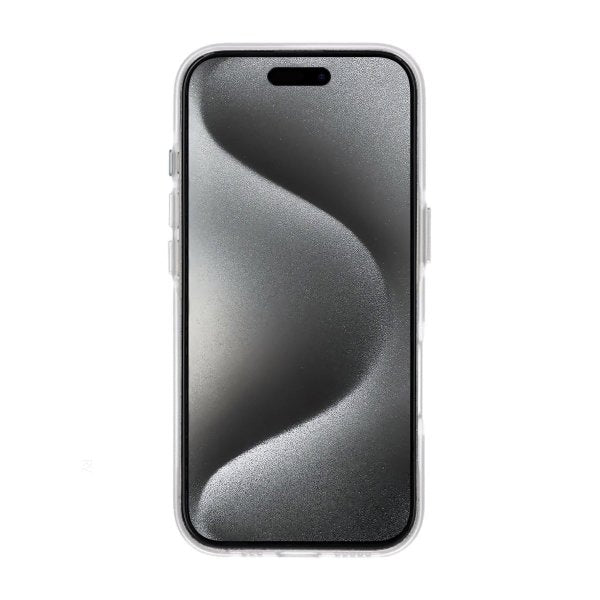 Rvelon iPhone 16 Pro Deksel Korrugerte MagSafe Transparent