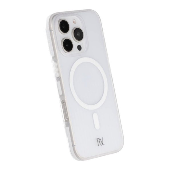 Rvelon iPhone 16 Pro Deksel Korrugerte MagSafe Transparent