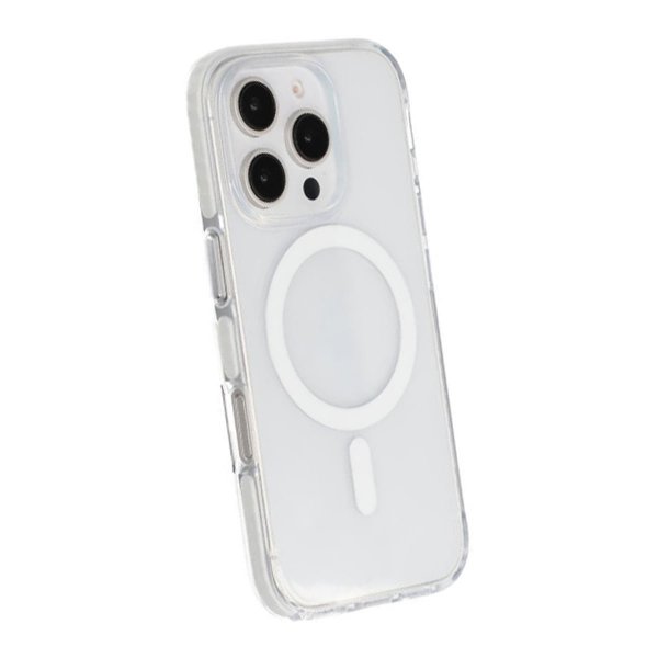 iPhone 16 Pro Deksel Støtsikker MagSafe Hvit