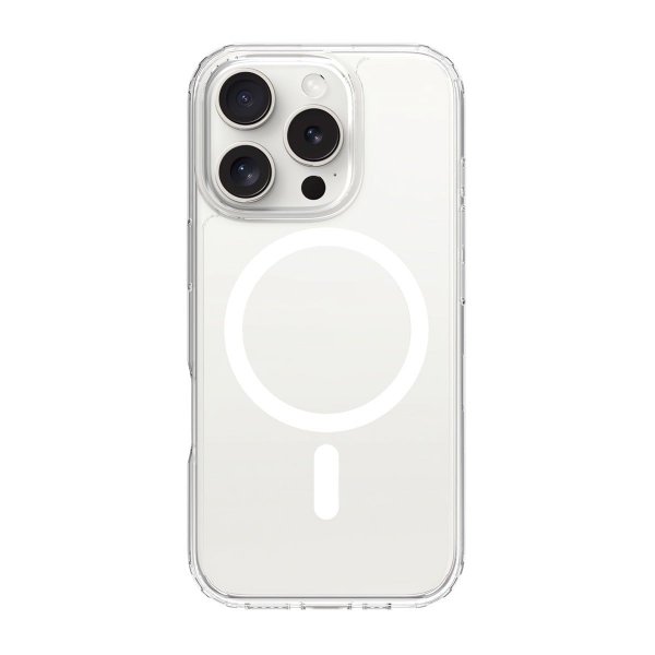 Rvelon iPhone 16 Pro Deksel TPU MagSafe Transparent