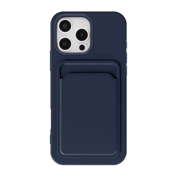 iPhone 16 Pro Deksel Kortholder Blå
