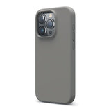Rvelon iPhone 16 Pro Deksel Silikon Grå