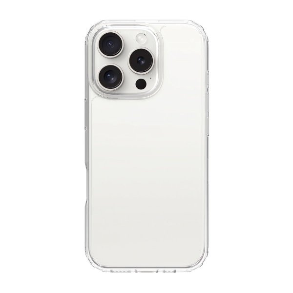 Rvelon iPhone 16 Pro Deksel Transparent TPU Transparent