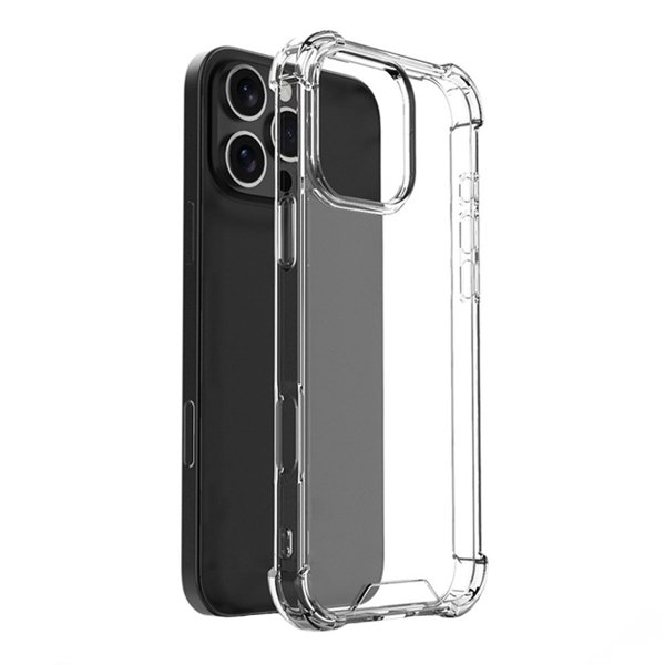 iPhone 16 Pro Deksel Støtsikker Transparent
