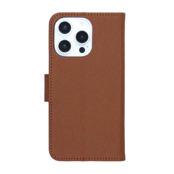 iPhone 16 Pro Etui med Stativ Brun