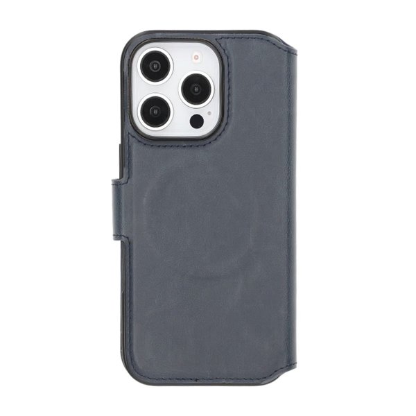 Rvelon iPhone 16 Pro Etui 4 Kortlomme MagSafe Blå