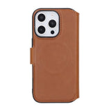 Rvelon iPhone 16 Pro Etui 4 Kortlomme MagSafe Brun