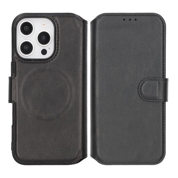 Rvelon iPhone 16 Pro Etui 4 Kortlomme MagSafe Svart