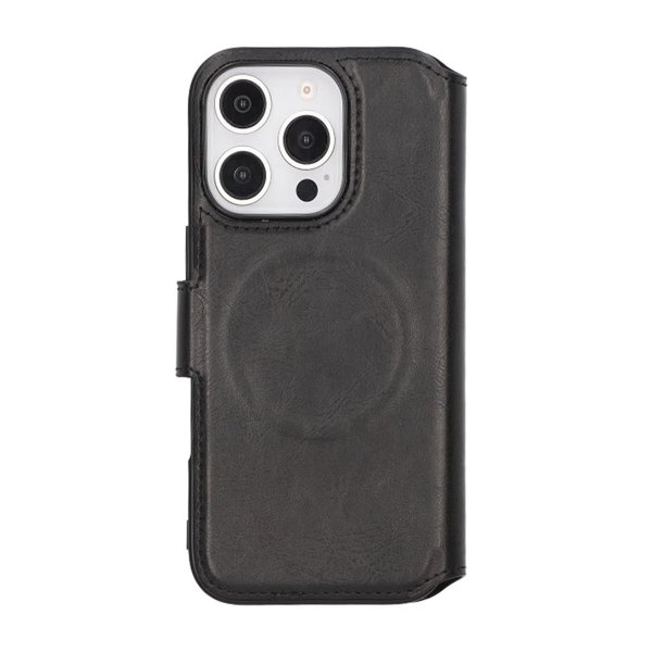 Rvelon iPhone 16 Pro Etui 4 Kortlomme MagSafe Svart