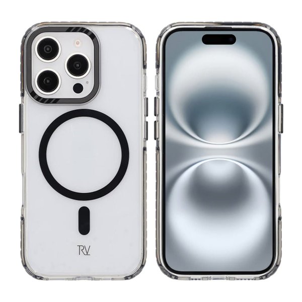 Rvelon iPhone 16 Pro Deksel TPU MagSafe Svart