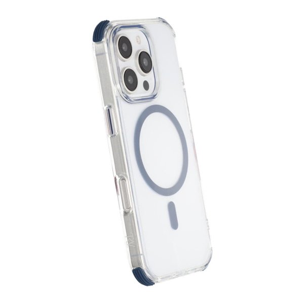 Rvelon iPhone 16 Pro Deksel TPU MagSafe Blå