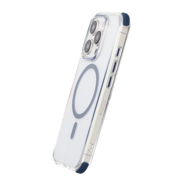 Rvelon iPhone 16 Pro Deksel TPU MagSafe Blå