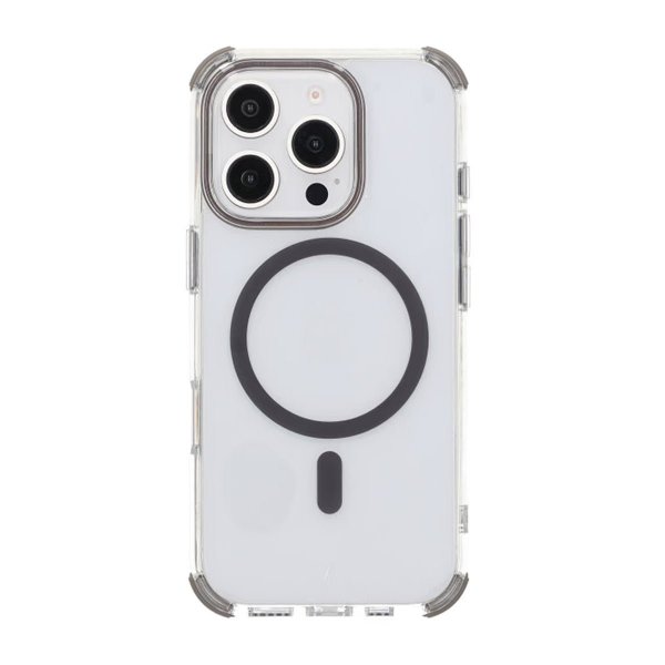 Rvelon iPhone 16 Pro Deksel TPU MagSafe Grå