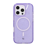 Rvelon iPhone 16 Pro Deksel Glitter MagSafe Lilla