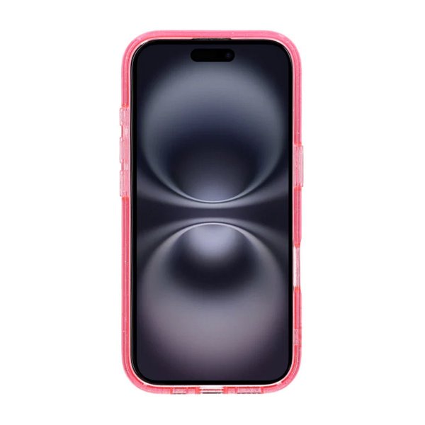 Rvelon iPhone 16 Pro Deksel Glitter MagSafe Rosa