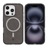 Rvelon iPhone 16 Pro Deksel Glitter MagSafe Svart