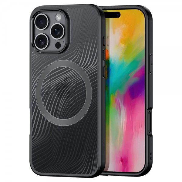 Dux Ducis iPhone 16 Pro Deksel Aimo Series MagSafe Svart
