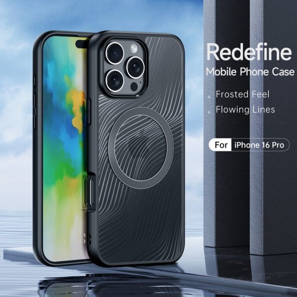 Dux Ducis iPhone 16 Pro Deksel Aimo Series MagSafe Svart