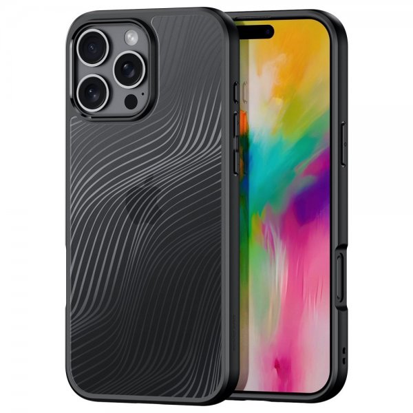 Dux Ducis iPhone 16 Pro Deksel Aimo Series Svart