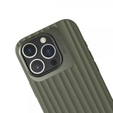 Nudient iPhone 16 Pro Deksel Bold MagSafe Olive Green