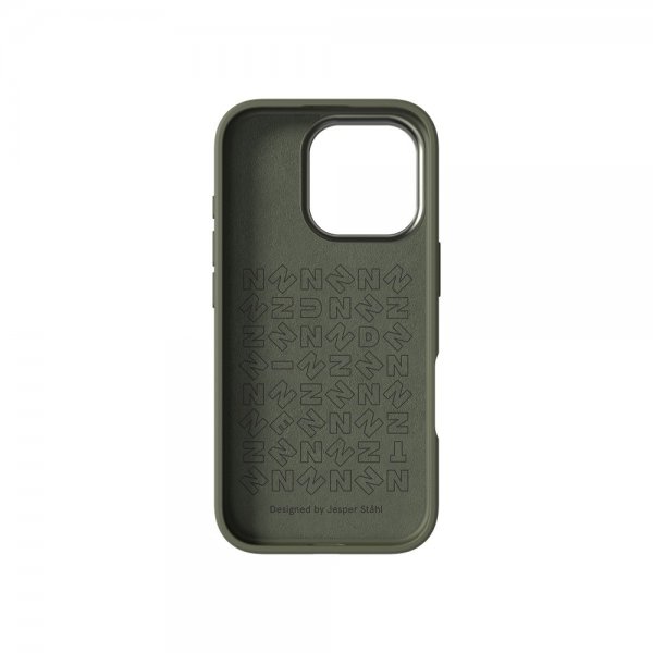 Nudient iPhone 16 Pro Deksel Bold MagSafe Olive Green
