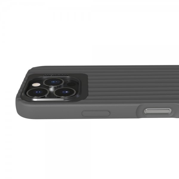 Nudient iPhone 16 Pro Deksel Bold MagSafe Storm Black