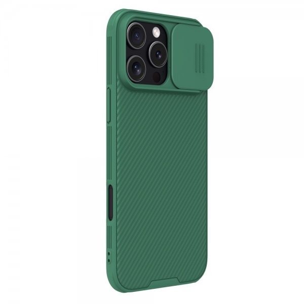 Nillkin iPhone 16 Pro Deksel CamShield Pro MagSafe Grønn