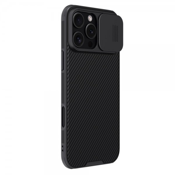 Nillkin iPhone 16 Pro Deksel CamShield Pro Svart