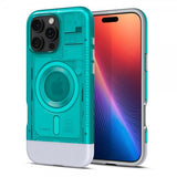 Spigen iPhone 16 Pro Deksel Classic C1 MagFit Bondi Blue