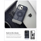Spigen iPhone 16 Pro Deksel Classic C1 MagFit Graphite
