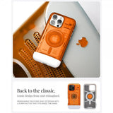 Spigen iPhone 16 Pro Deksel Classic C1 MagFit Tangerine