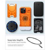 Spigen iPhone 16 Pro Deksel Classic C1 MagFit Tangerine